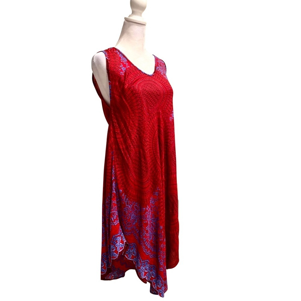 Super Comfortable Lightweight Sleeveless Midi Sundress One Size